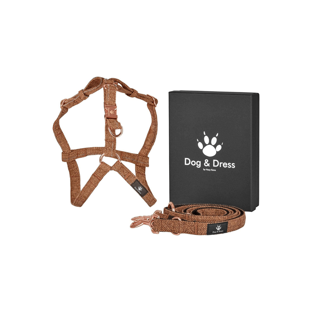 Hundegeschirr + Leine Set "Argos" inkl. Geschenkbox